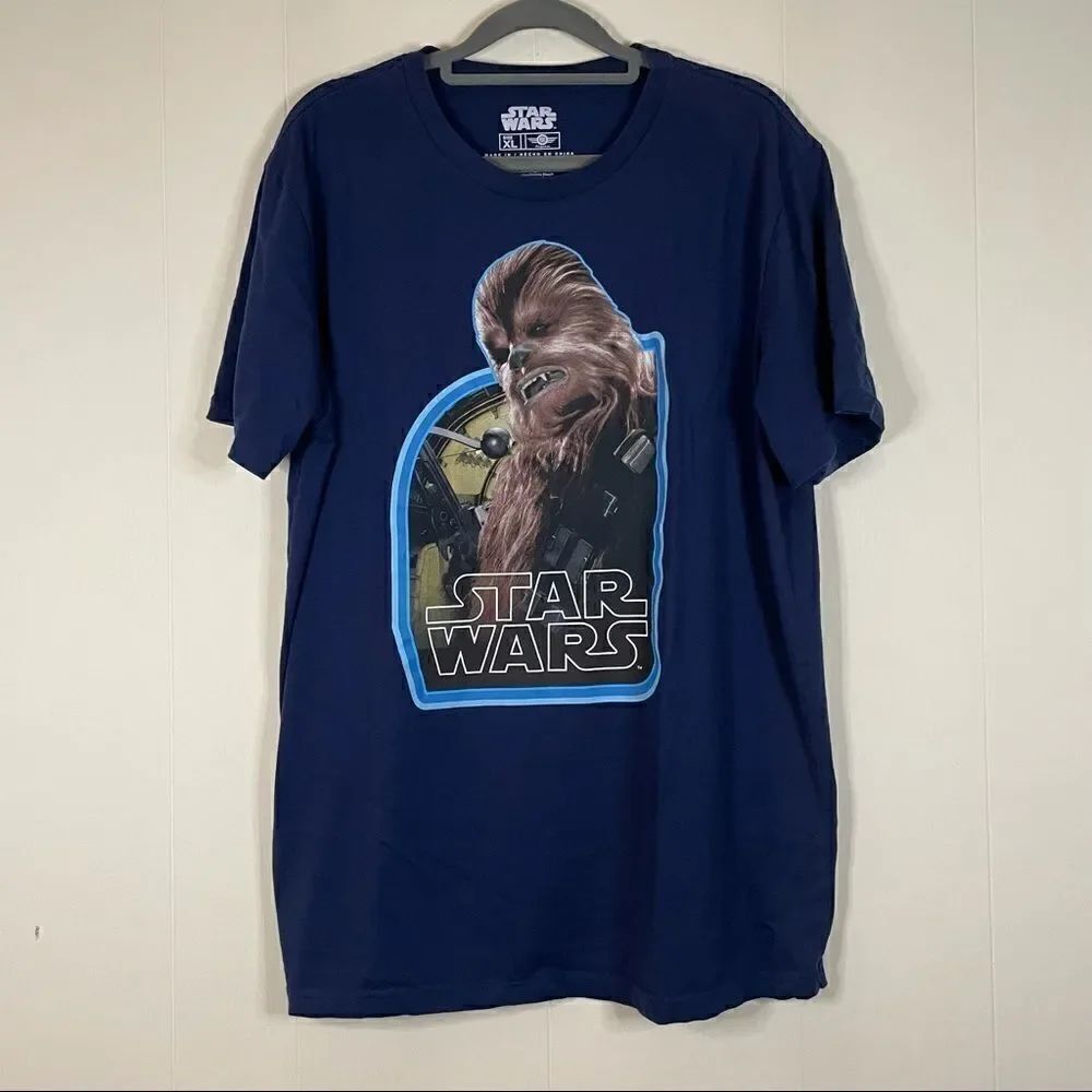 Star Wars Chewbacca Retro Graphic T-Shirt